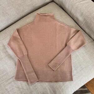 Aritzia Wilfred  Cyprie Merino Wool Mock-neck